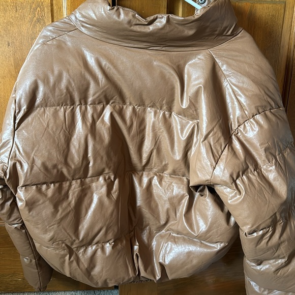 BRAND NEW | Coalition Puffer Jacket | Women’s size medium | Brown Color - Picture 2 of 3